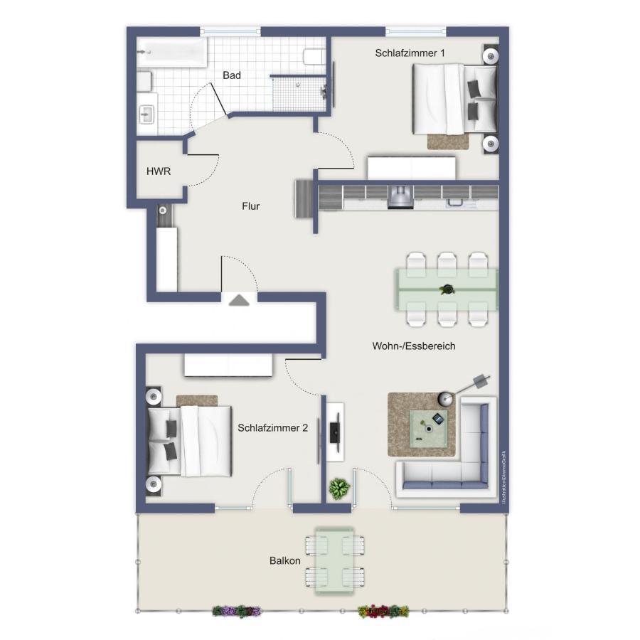 Haus Am Wald Wohnung Strand Wittenbeck Екстер'єр фото